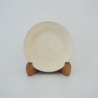 縁付平皿（5寸／約15㎝）白　（08）