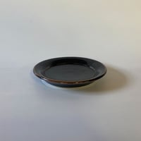 縁付平皿（6寸／約18㎝）黒　（12）