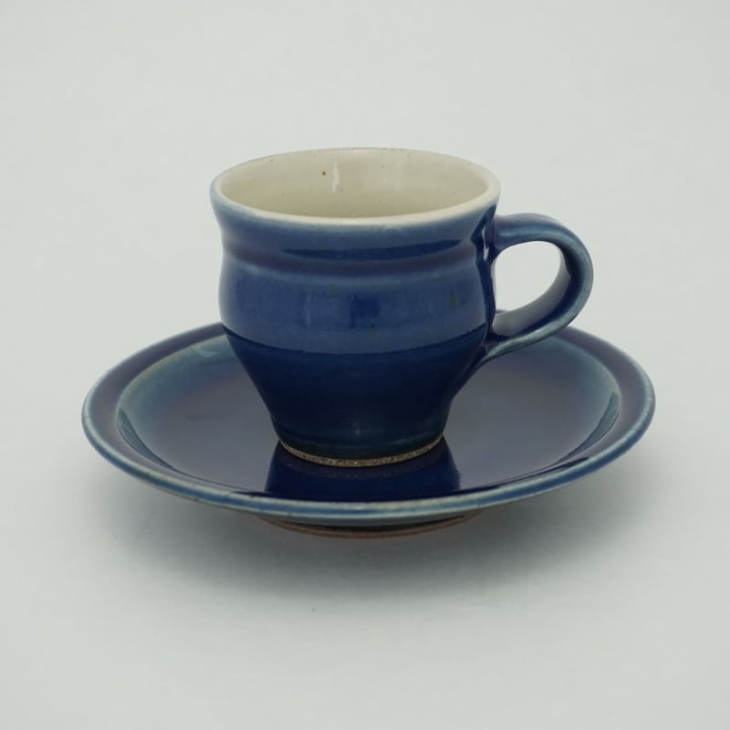 コーヒー碗・皿 白 （01） | 出西窯 on-line STORE