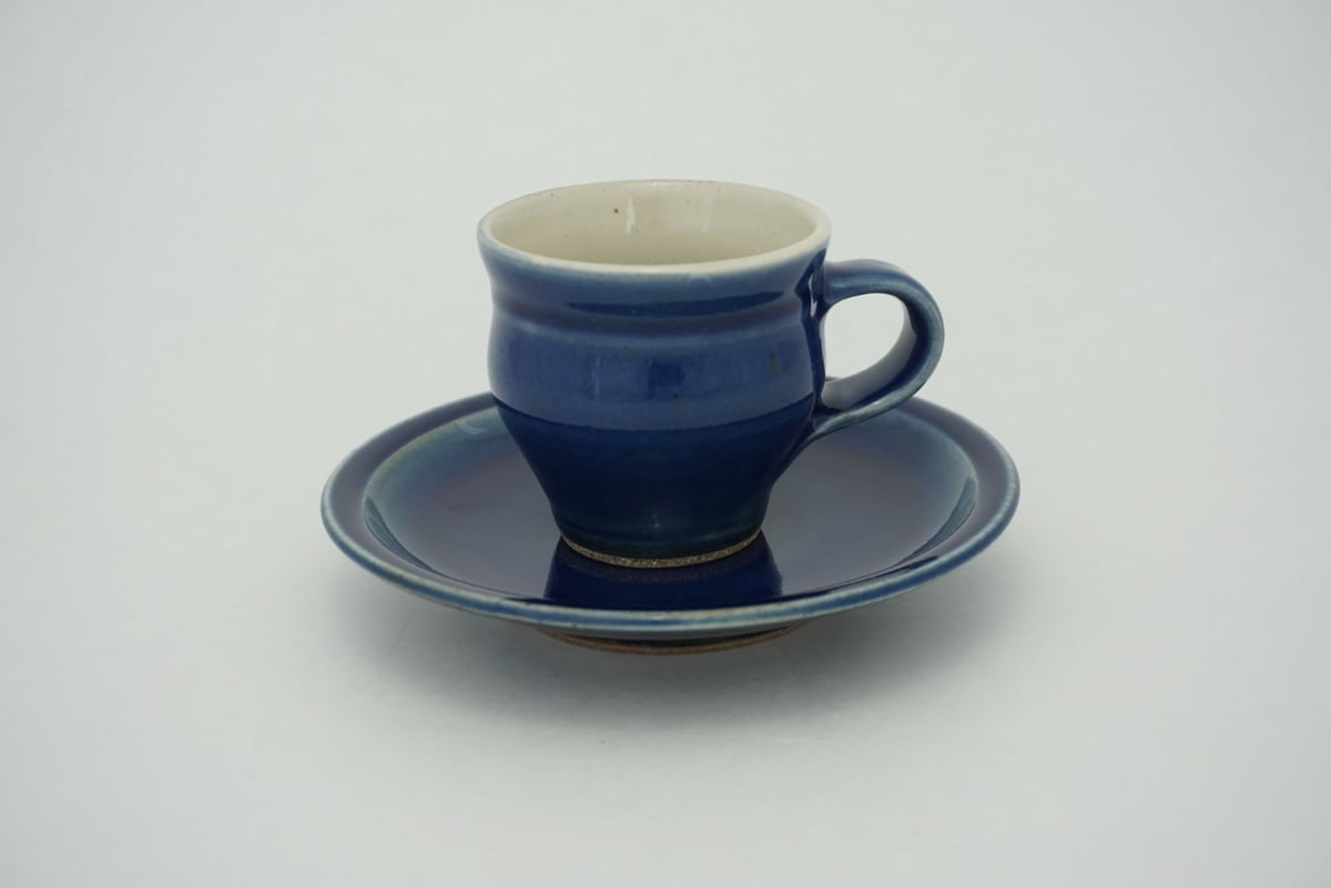 出西窯コーヒー茶碗５客 コーヒー碗・皿 呉須 （01） | 出西窯 on-line STORE