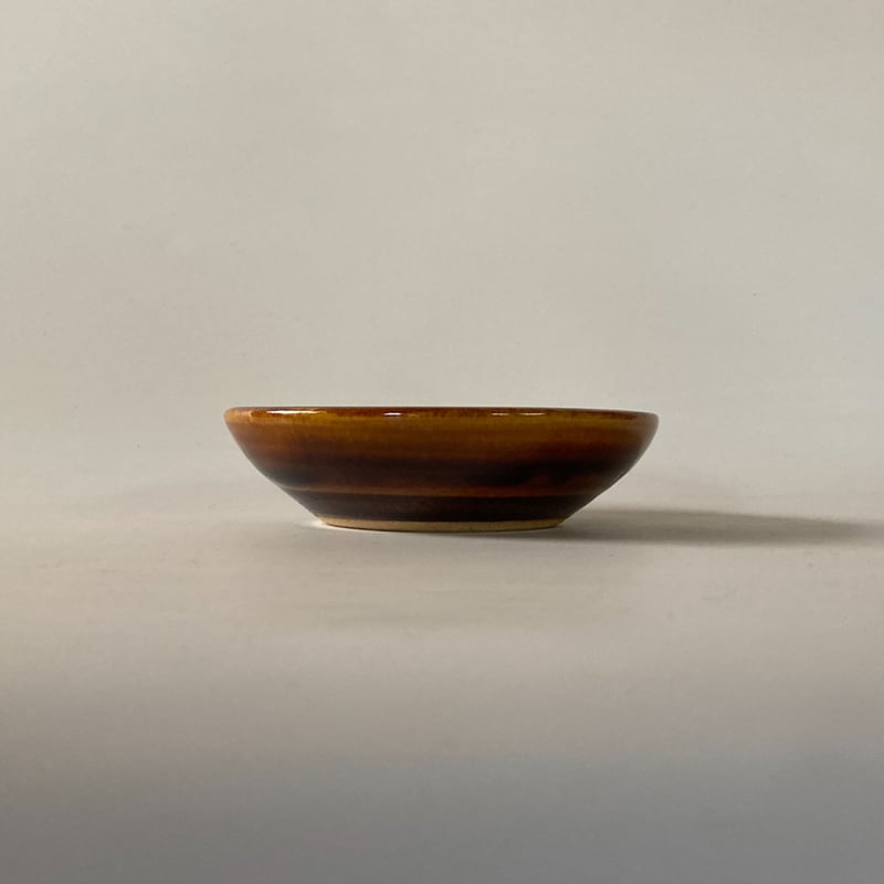 深皿（4.5寸／約13.5cm）飴 （14） | 出西窯 on-line STORE