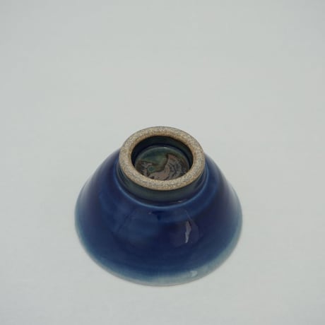 ご飯茶碗（大　口径約12.5cm・高さ約6.5cm）呉須　（08）