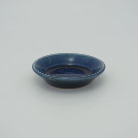 縁付平皿（3.5寸／約10.5㎝）呉須　（08）