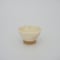 ご飯茶碗（豆　口径約10.6cm・高さ約6cm）白 ／ぼたん刷毛目　（09）