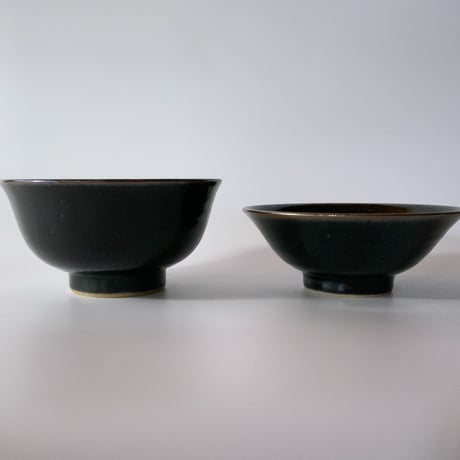 丼鉢（5寸／約15㎝）内外黒　（08）