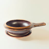 ボウル（4寸／約12cm）呉須・外鉄 （05） | 出西窯 on-line STORE