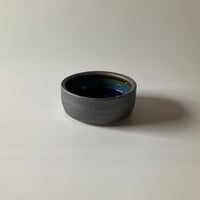 切立ドラ鉢（4寸／約12cm）呉須 ・外鉄　（07）