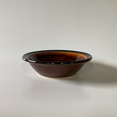 縁付深皿（6寸／約18㎝）飴　（10）