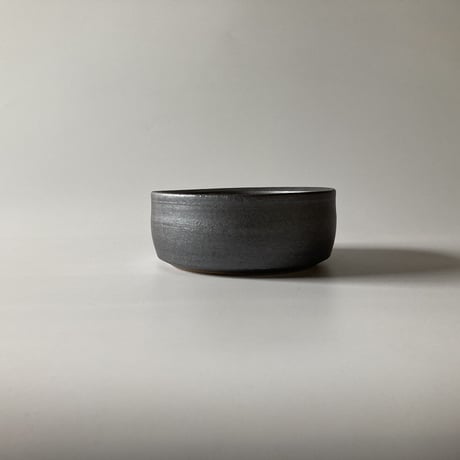 切立ドラ鉢（4寸／約12cm）呉須 ・外鉄　（07）