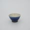 ご飯茶碗（豆　口径約10.6cm・高さ約6cm）呉須 ／ぼたん刷毛目　（09）