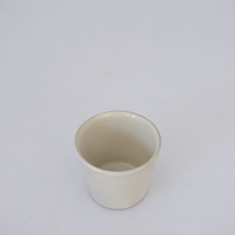 切立湯呑（小） 白　（04）