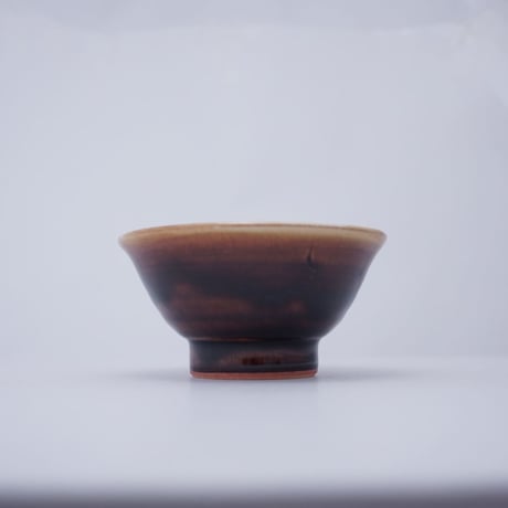 ご飯茶碗（小　口径約11.5cm・高さ約6cm）飴　（08）