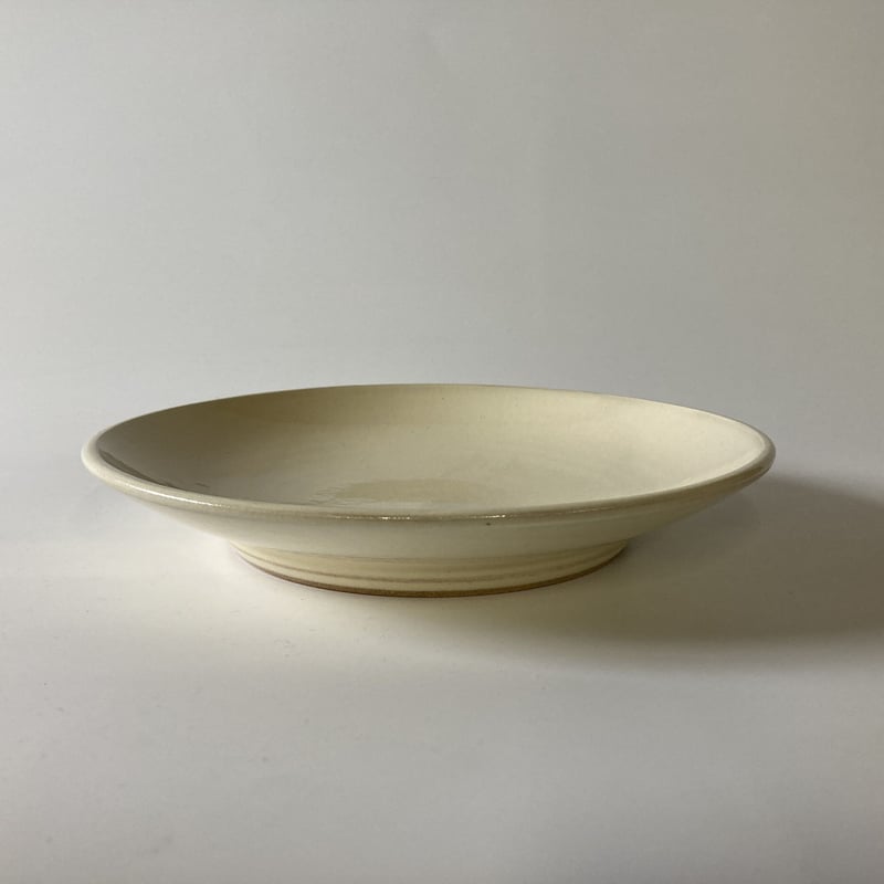 平皿（8寸／約24cm）白 （04） | 出西窯 on-line STORE