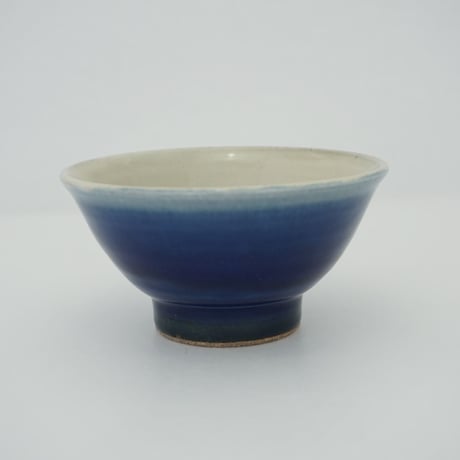 ご飯茶碗（大　口径約12.5cm・高さ約6.5cm）呉須　（08）