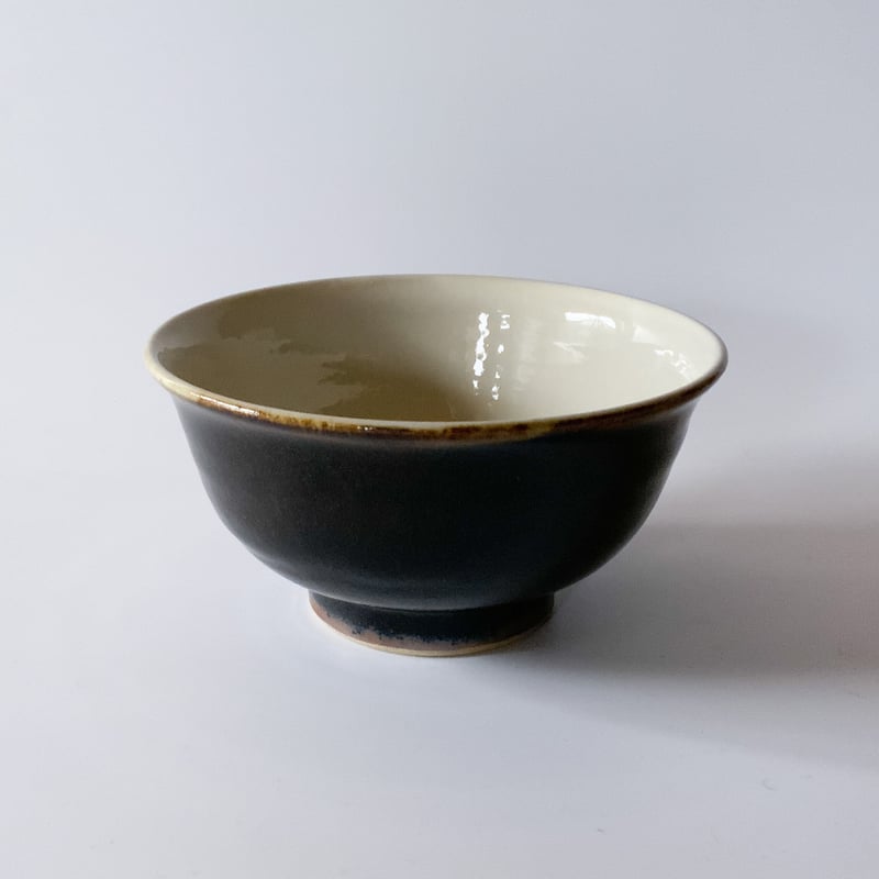 丼鉢（5寸／約15㎝）黒 （08） | 出西窯 on-line STORE