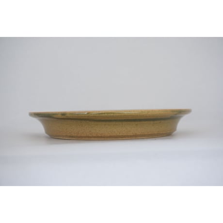 パン皿（7寸／約21cm）緑　（07）