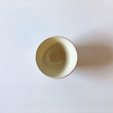 ご飯茶碗（豆　口径約10.6cm・高さ約6cm）白・下焼き締め　（09）