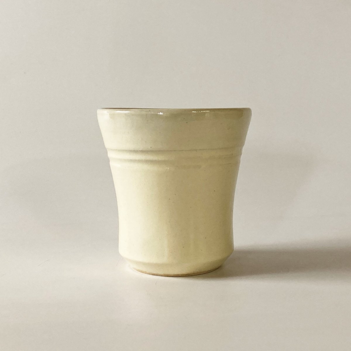 フリーカップ 白（口径約9cm・高さ約10cm) （03） | 出西窯 on-line STORE