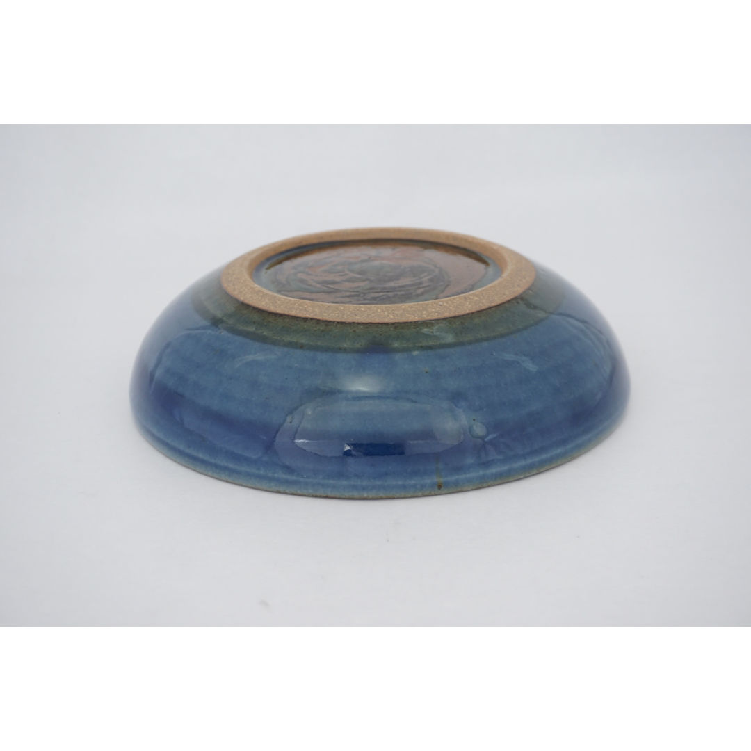 深皿（7寸／約21㎝）呉須 （02） | 出西窯 on-line STORE