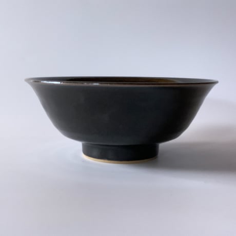 丼鉢（7寸／約21㎝）内外黒　（08）