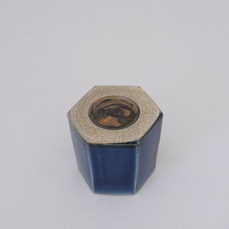 面取スプーン立　呉須（高さ約8cm）（08）