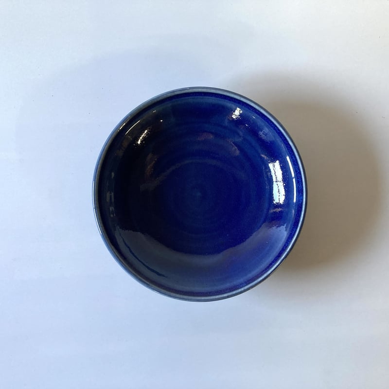 玉縁そり皿（7寸／約21㎝）呉須 （10） | 出西窯 on-line STORE