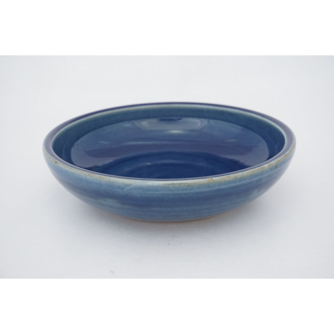 深皿（7寸／約21㎝）呉須 （02） | 出西窯 on-line STORE