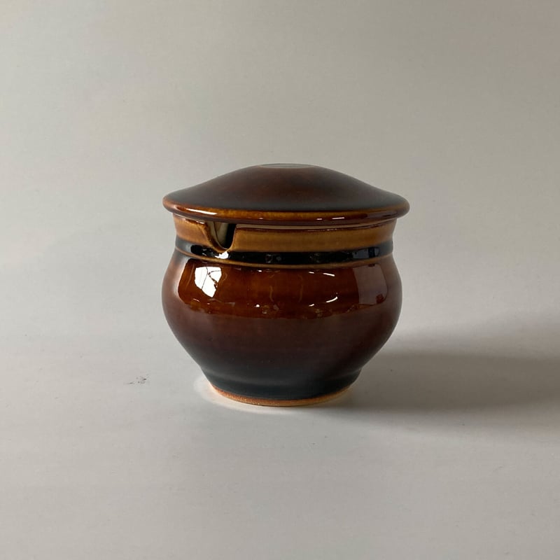 青森県の古い焼物悪戸焼イッチン油壺束熨斗