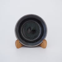 縁付平皿（5寸／約15㎝）黒　（08）