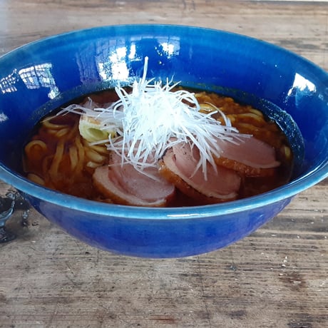 丼鉢（7寸／約21㎝）内外呉須　（08）