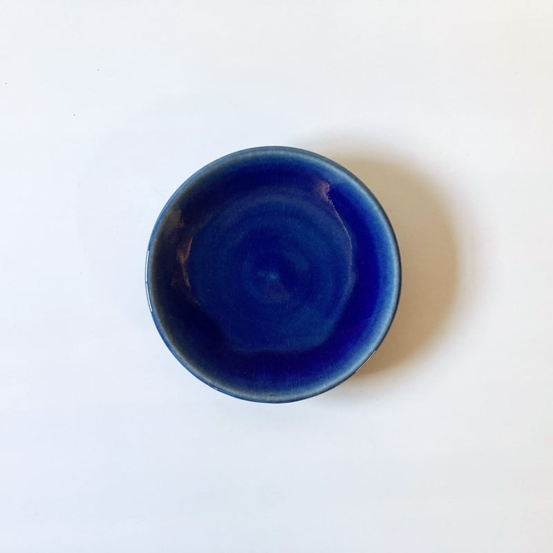 平皿（5寸／約15㎝）呉須 （04） | 出西窯 on-line STORE