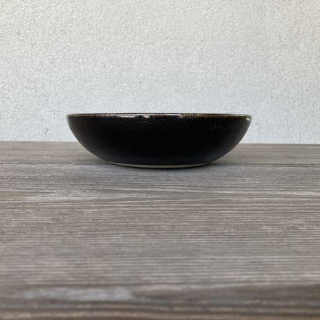 深皿（7寸／約21㎝）黒　（02）