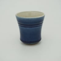 フリーカップ　呉須（口径約9cm・高さ約10cm)　（03）