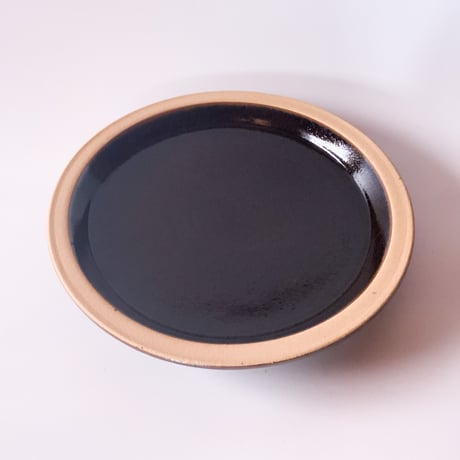 パン皿（7寸／約21cm）黒　（07）