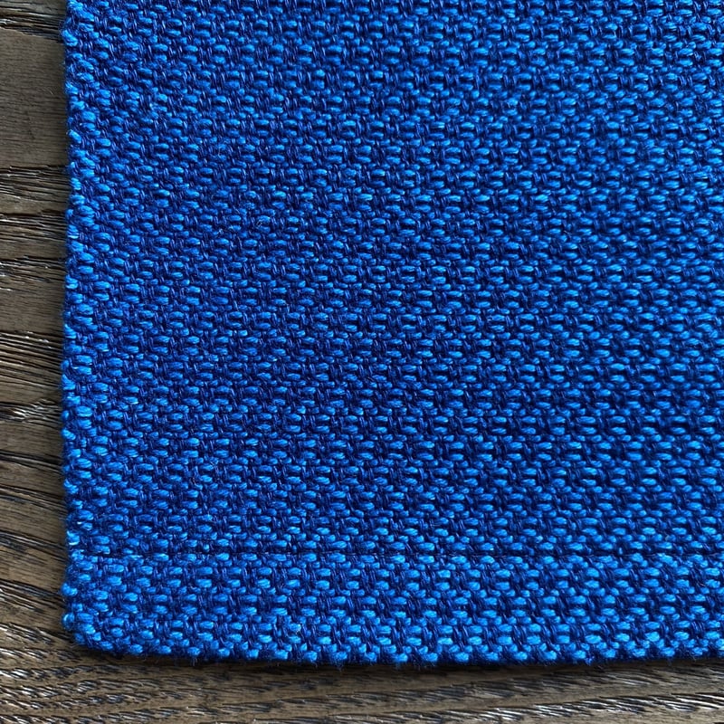 藍染惣右介 アートコースター 6枚 藍染 最小風通織 コースター 納戸 （e-6-6） | 出西窯 on-line STORE