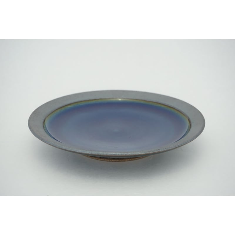 縁鉄砂呉須釉皿(7寸/約21㎝)呉須・縁鉄 (04) | 出西窯 on 縁鉄砂呉須釉皿(7寸/約21㎝)呉須・縁鉄 (04) | 出西窯 on