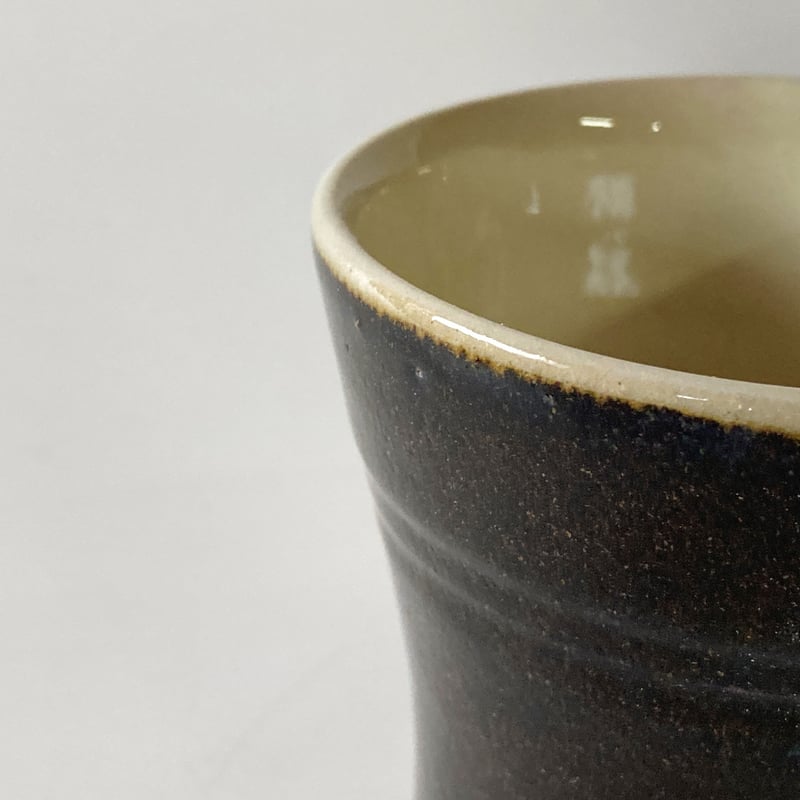フリーカップ 黒（口径約9cm・高さ約10cm) （03） | 出西窯 on-line STORE