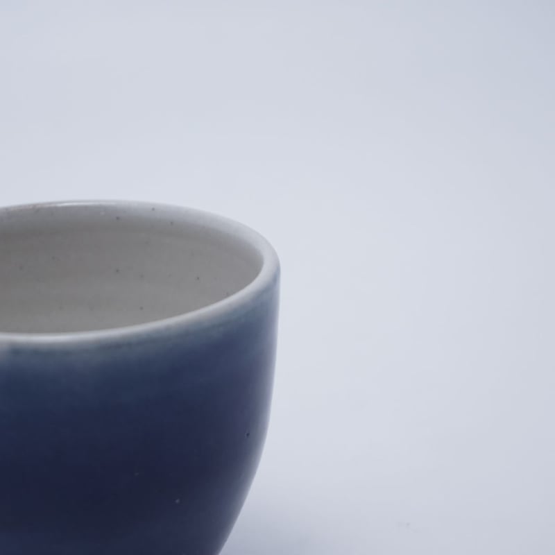 ウォーク型湯呑（小）呉須 （14） | 出西窯 on-line STORE