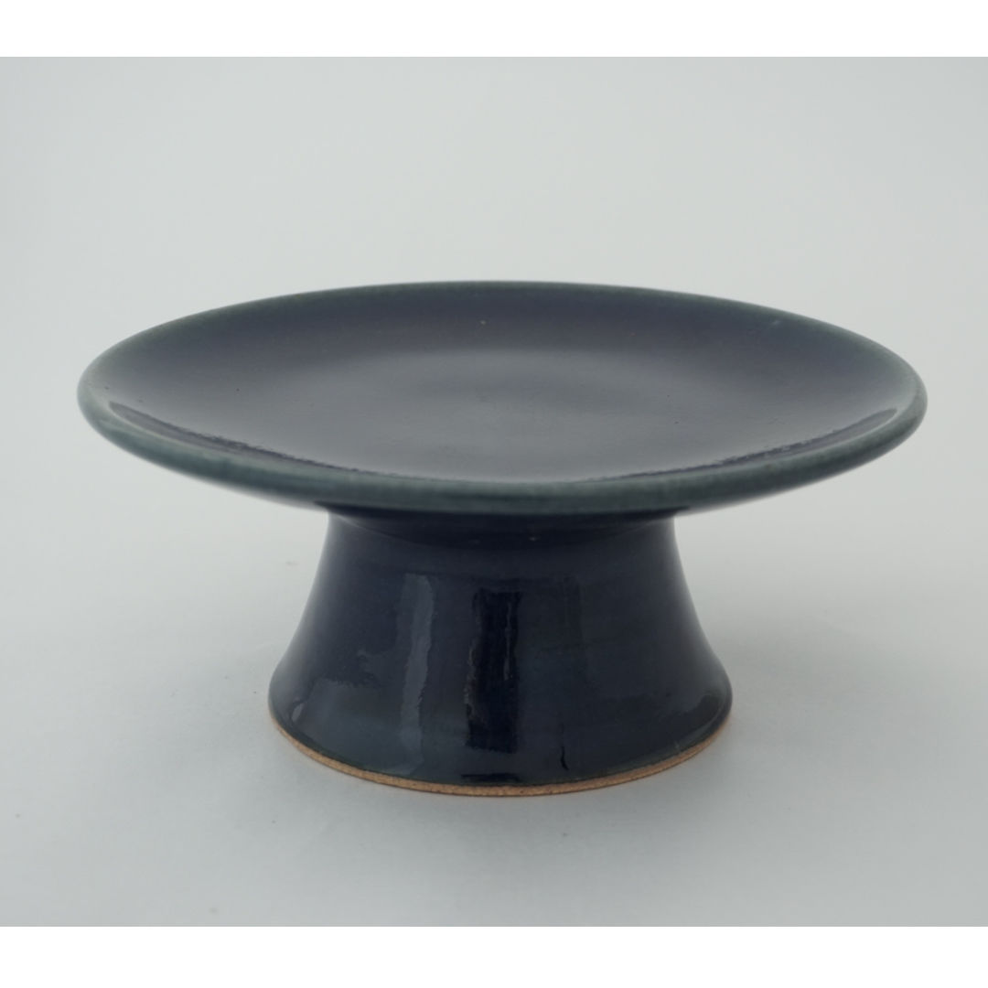 コンポート（6寸／約18cm・高さ8～8.5cm）呉須 （04） | 出西窯 on