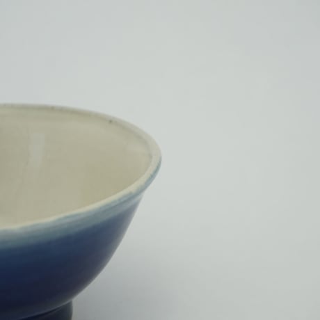 ご飯茶碗（大　口径約12.5cm・高さ約6.5cm）呉須　（08）