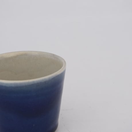 切立湯呑（小）呉須　（04）