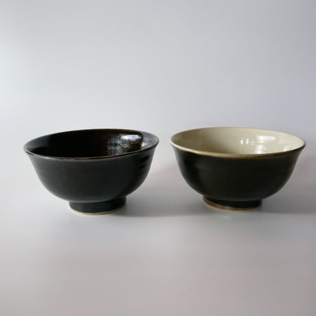 丼鉢（5寸／約15㎝）内外黒　（08）