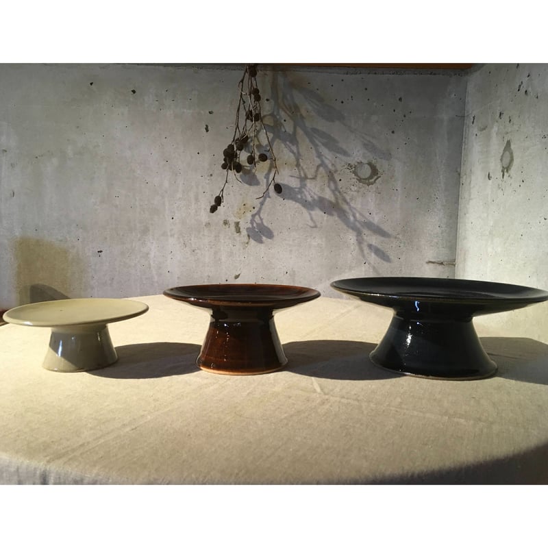 コンポート（6寸／約18cm・高さ8～8.5cm）呉須 （04） | 出西窯 on