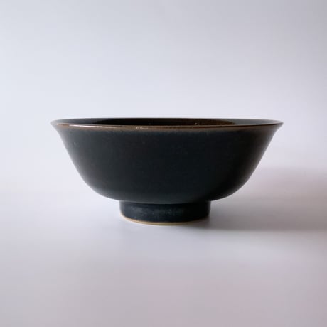 丼鉢（6寸／約18～19㎝）内外黒　（08）