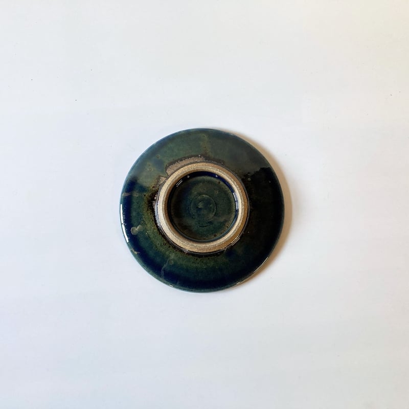 平皿（5寸／約15㎝）呉須 （04） | 出西窯 on-line STORE