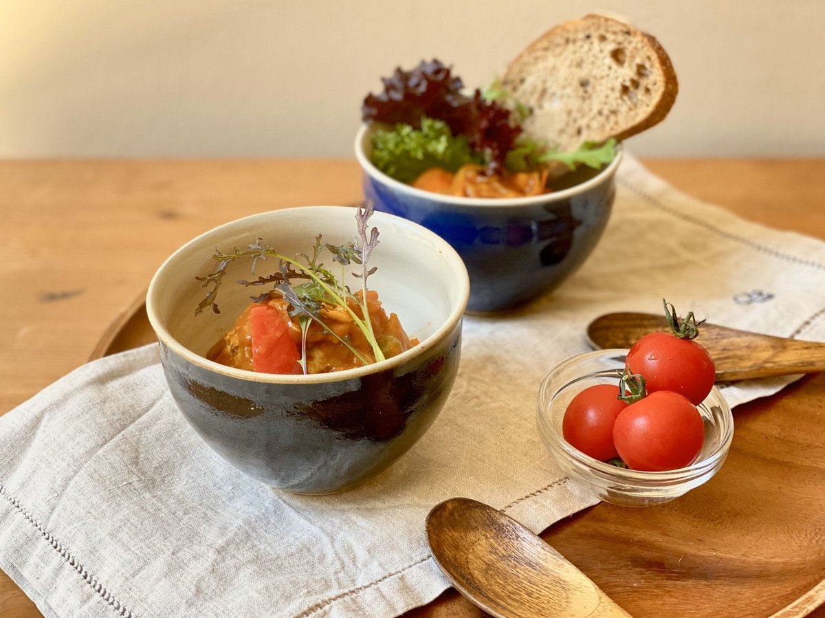 カフェオレボウル 呉須（03） | 出西窯 on-line STORE