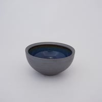 ボウル（4寸／約12cm）呉須・外鉄　（05）