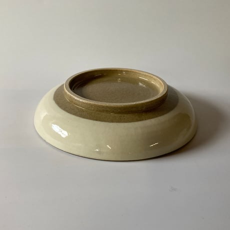 おでん皿（7寸／約21㎝）白縁鉄巻　（08）