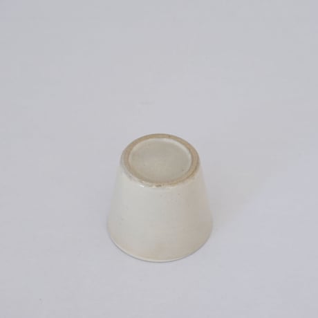 切立湯呑（小） 白　（04）