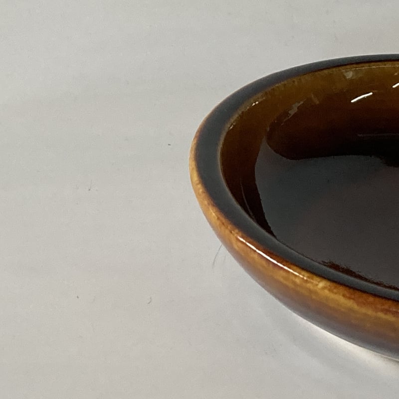 深皿（4.5寸／約13.5cm）飴 （14） | 出西窯 on-line STORE